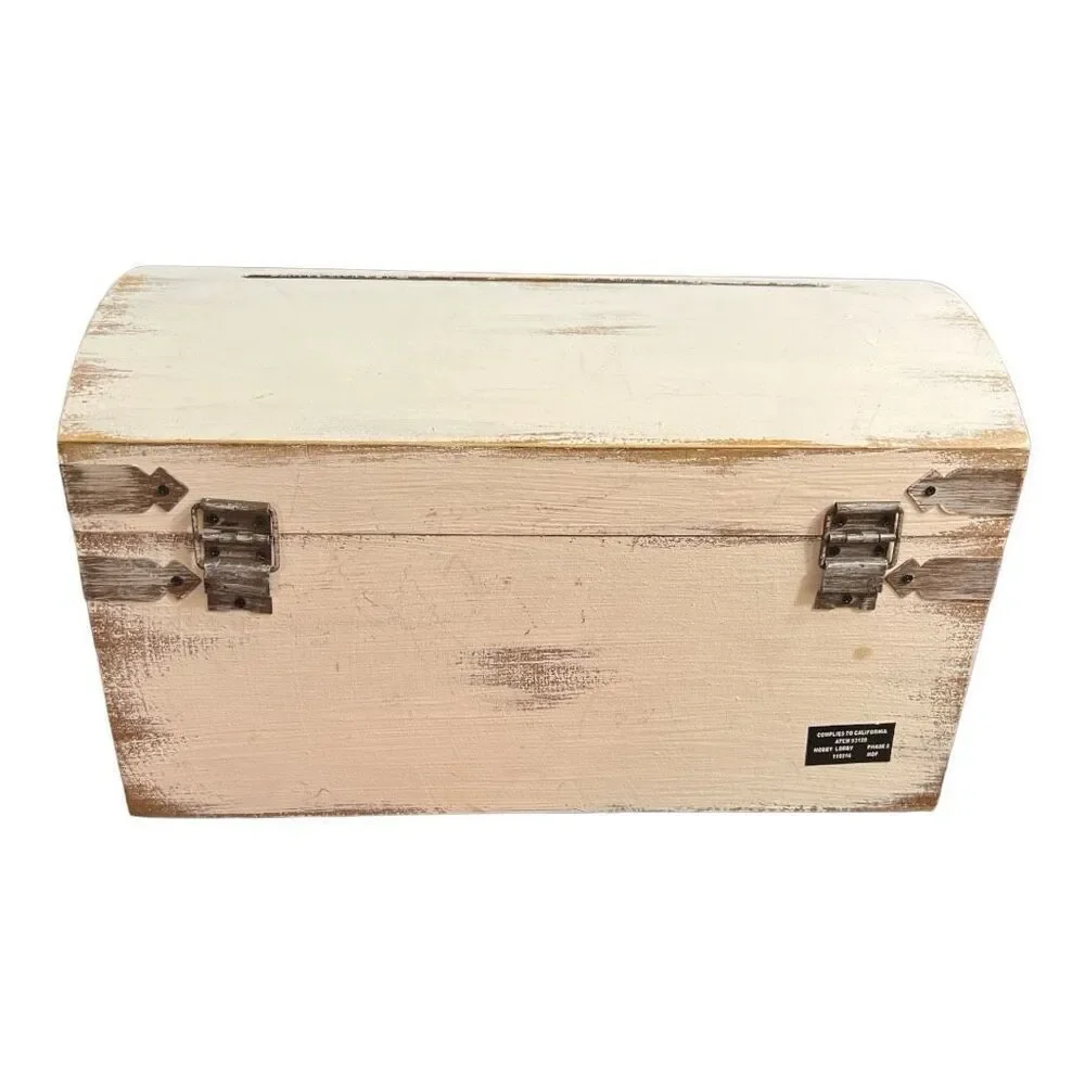 Rustic Cream Decorative Treasure Chest by